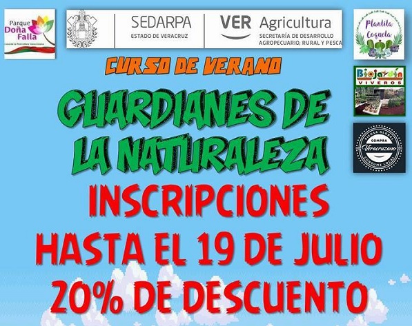 Aún hay espacios disponibles para el curso de verano en el parque Doña Falla