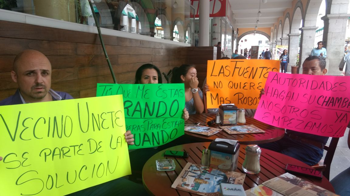 Ante robos, habitantes de Xalapa llaman a organizarse