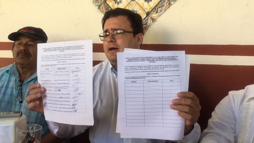 Frente de Ahorradores presentará iniciativa de ley ciudadana para modificar la Fipago