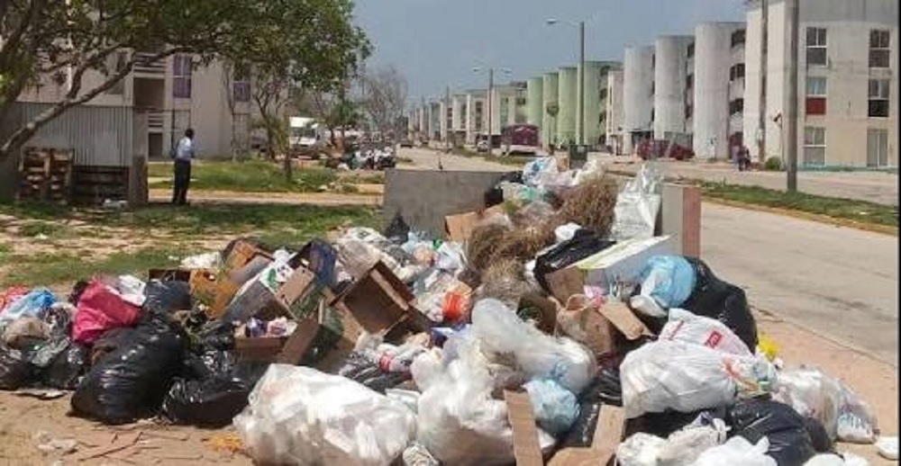 Por fiestas decembrinas aumenta al doble la recolección de basura en Boca del Río