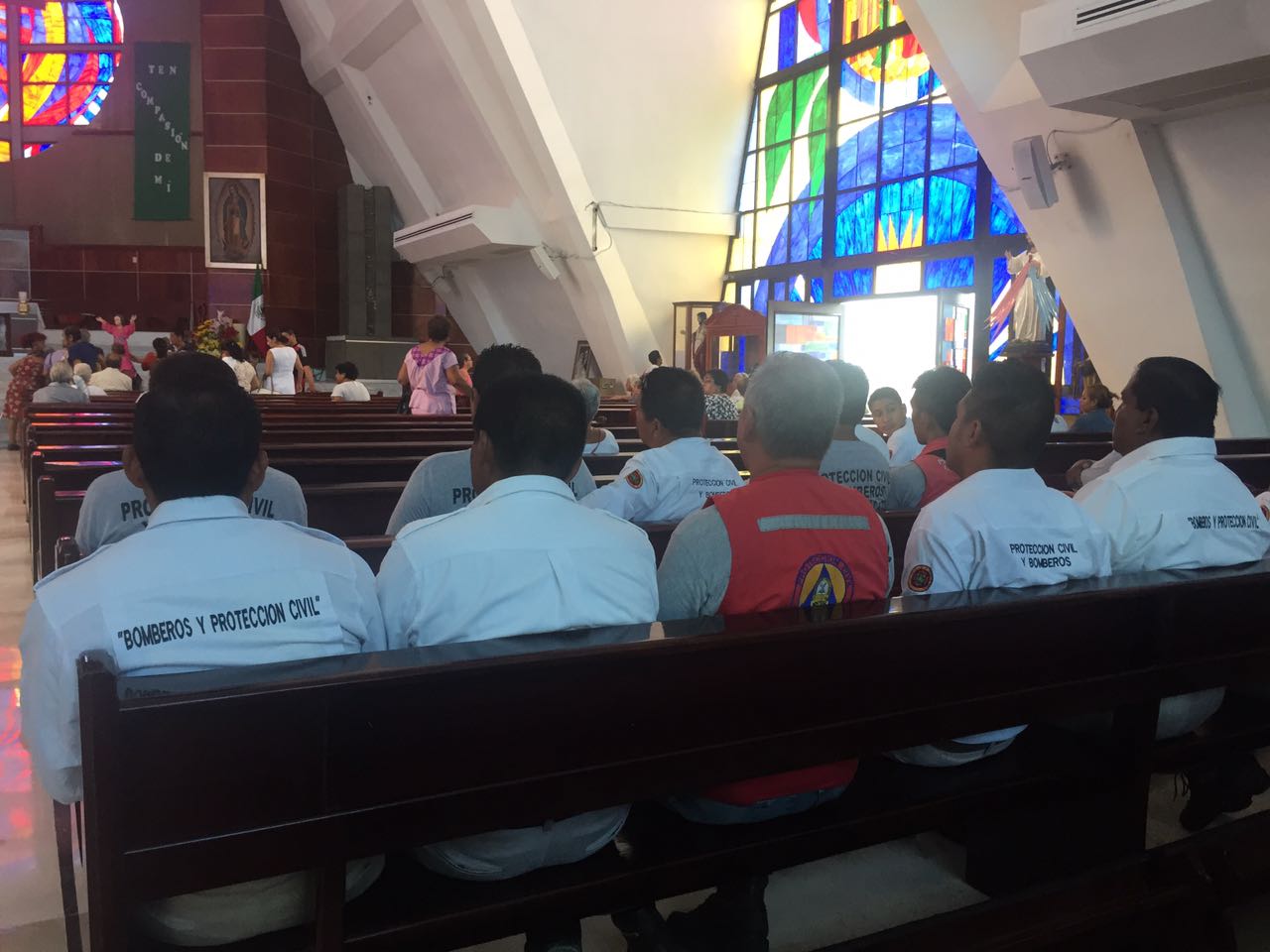 Con misa celebran día del bombero en Coatzacoalcos