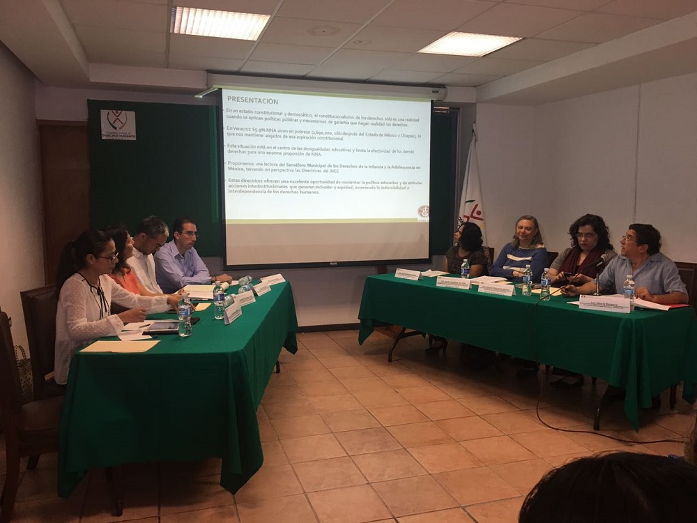 Presenta INEE directrices para una educación de calidad en Veracruz