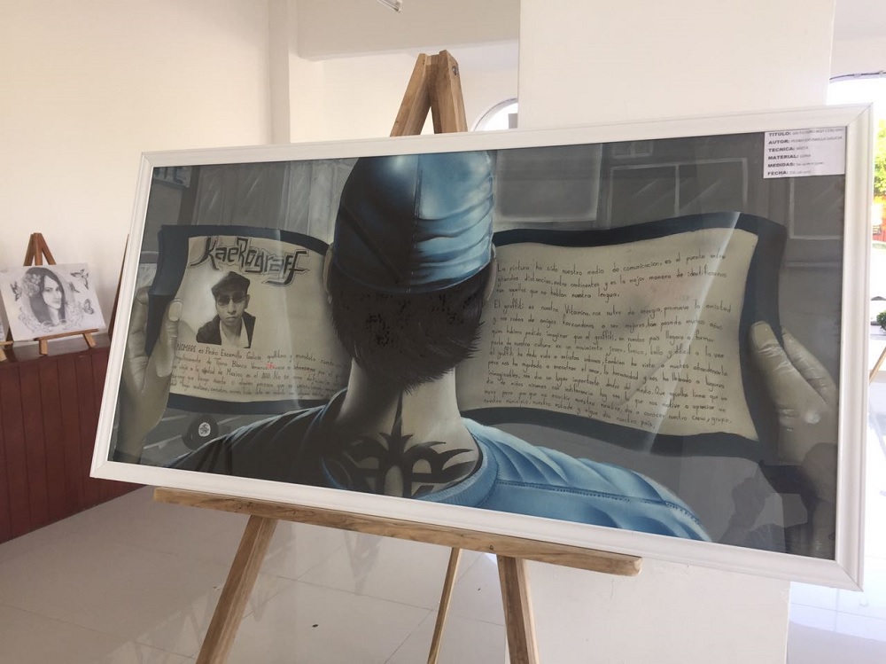 Inauguran exposición de grafiti en Casa de Cultura de Tierra Blanca