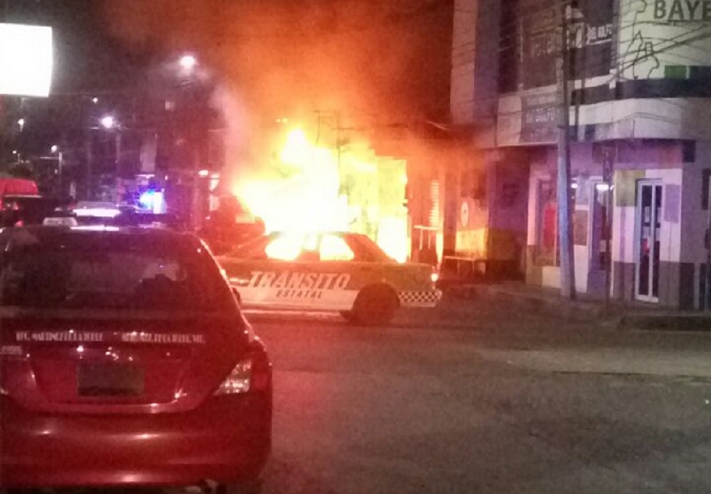 Se incendia mercado municipal de Martínez de la Torre