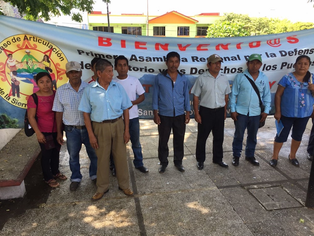 Indígenas se oponen a instalación de empresas privadas en zona serrana del sur de Veracruz