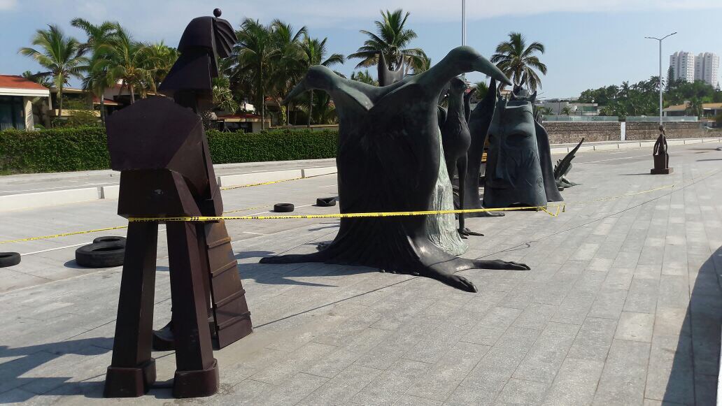 En Boca del Río retiran esculturas de Leonora Carrington; llegan piezas de José Luis Cuevas