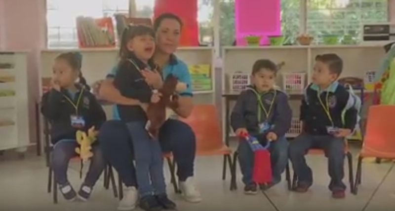 Llanto en el primer día de clases