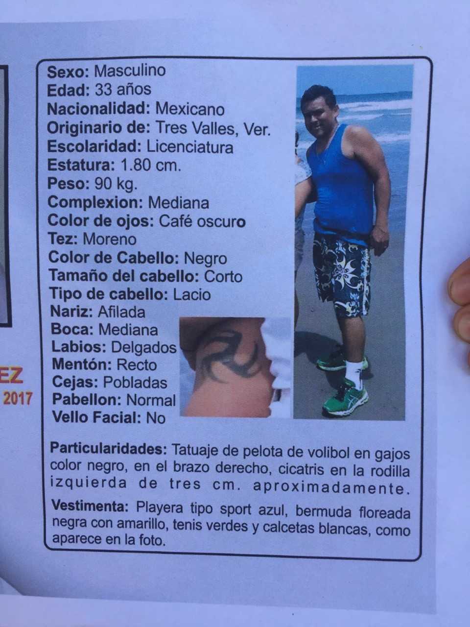 Familia de Tres Valles pide apoyo para localizar al deportista Jorge Rebolledo