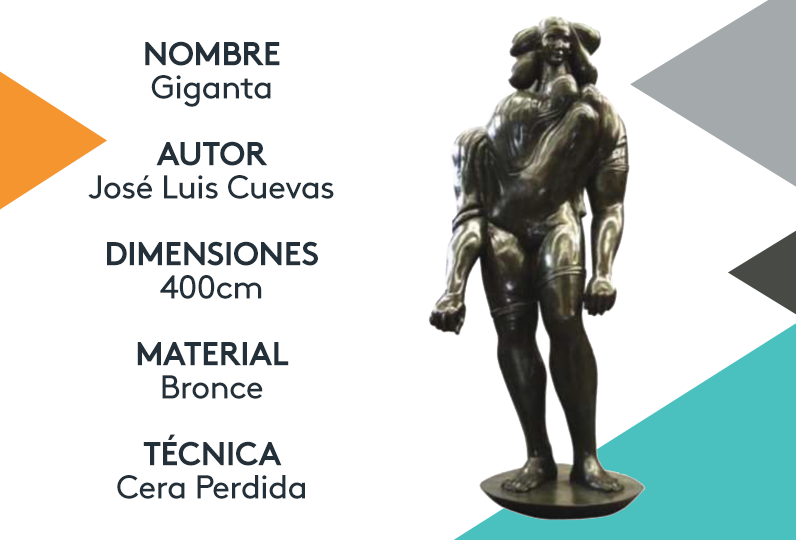 Hasta noviembre permanecerá la exposición escultórica de José Luis Cuevas en Distrito Boca