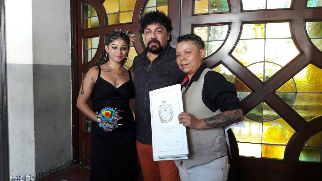 Marisol y Luz María concretaron su matrimonio en el puerto de Veracruz
