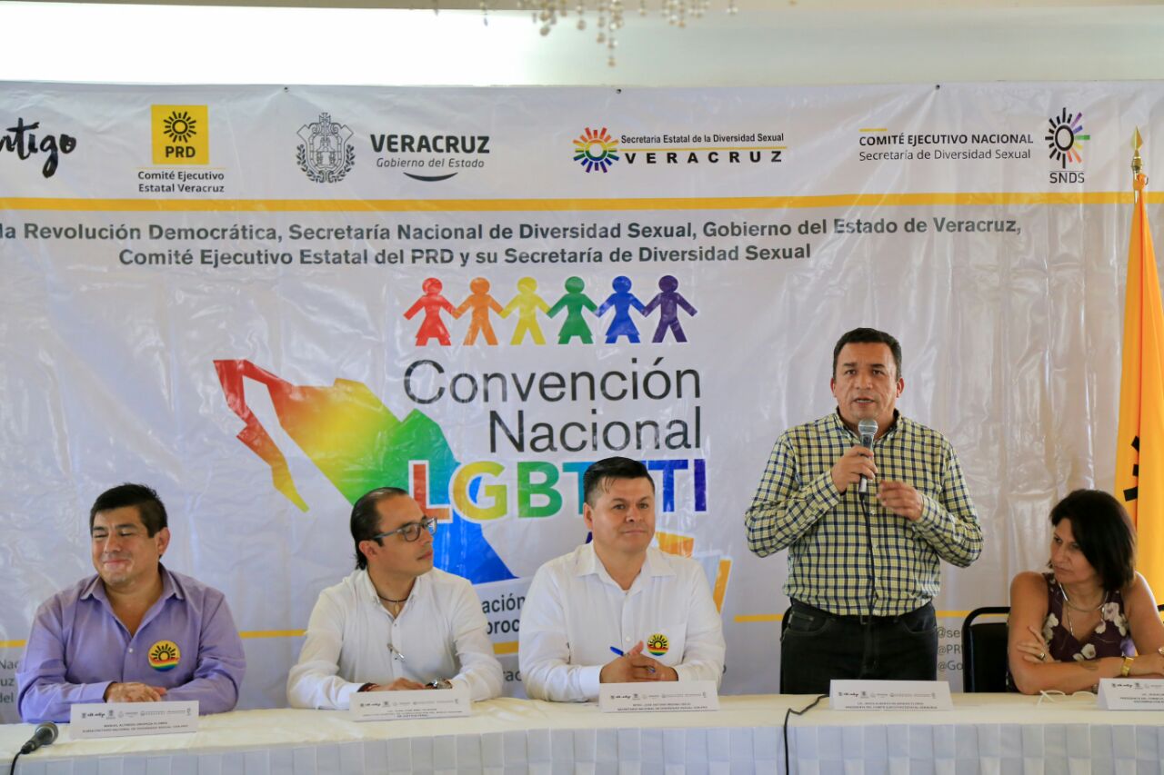 Inaugura PRD Convención Nacional LGBTTTI, en Veracruz