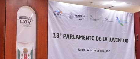 Inician trabajos del Parlamento de la Juventud Veracruzana en el Palacio Legislativo