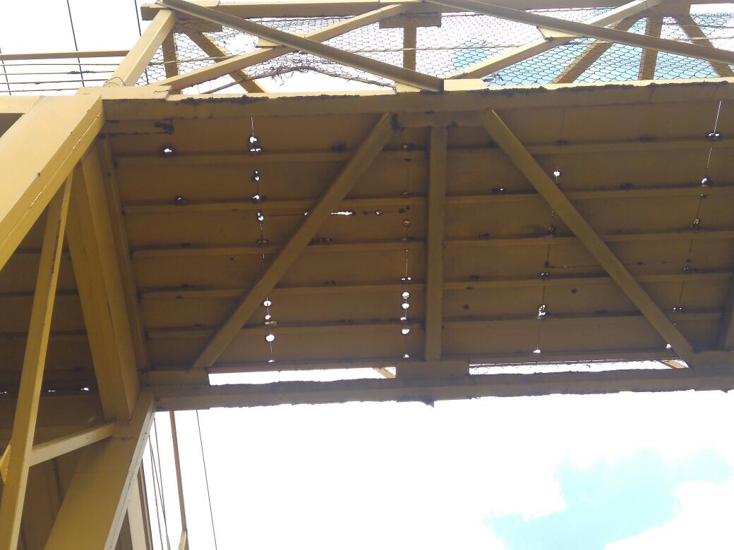 Peatones denuncian mal estado del puente Laguna Real