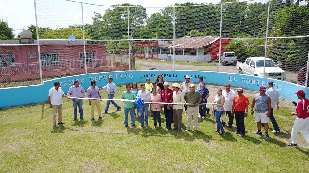Inauguran más espacios deportivos en Tierra Blanca