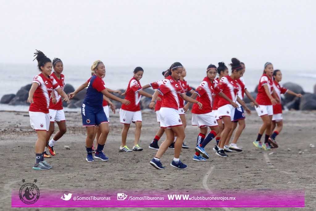 Tiburones Rojos Femenil cerró preparación para enfrentar a Toluca