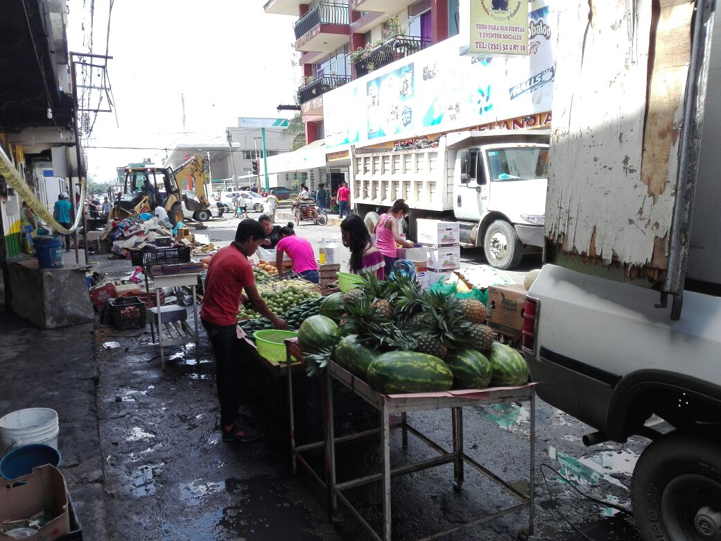 Verifica Cofepris alimentos en el mercado de Martínez de la Torre