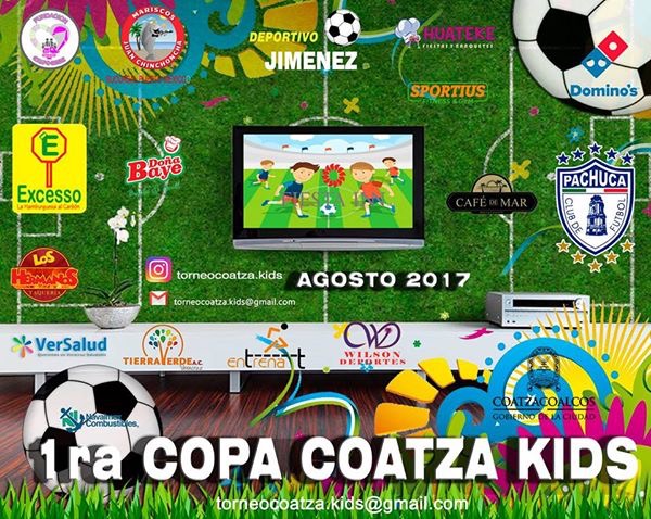 Todo listo para Copa Kids Coatzacoalcos
