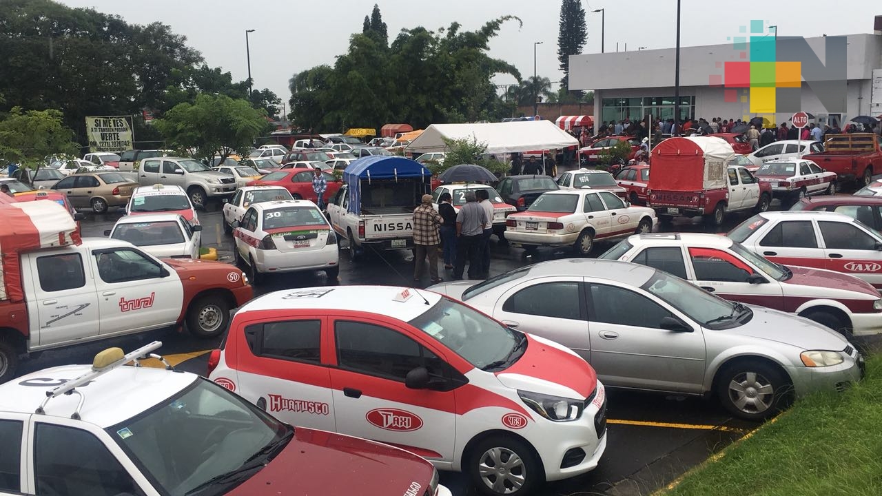 Saturan módulo de Reordenamiento del Transporte Público de la zona centro