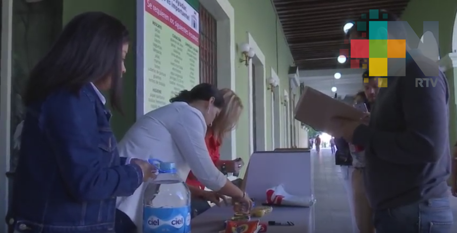 Gobierno del Estado cuenta con dos centros de acopio para apoyar a CDMX