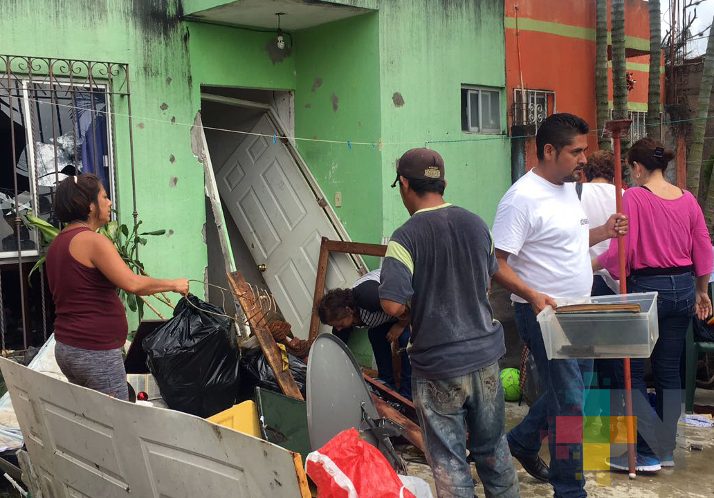 Afectaciones en 84 viviendas de la zona centro, primer reporte de daños por Katia
