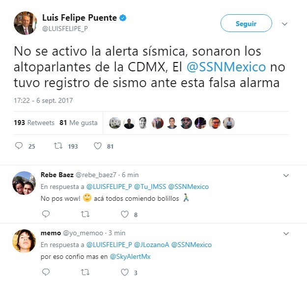 Suena falsa alerta sísmica en CDMX