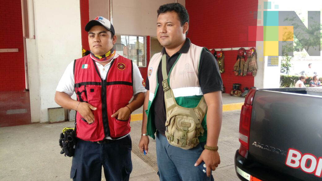 Bomberos de Coatzacoalcos apoyaron a familias de Oaxaca afectadas por sismo