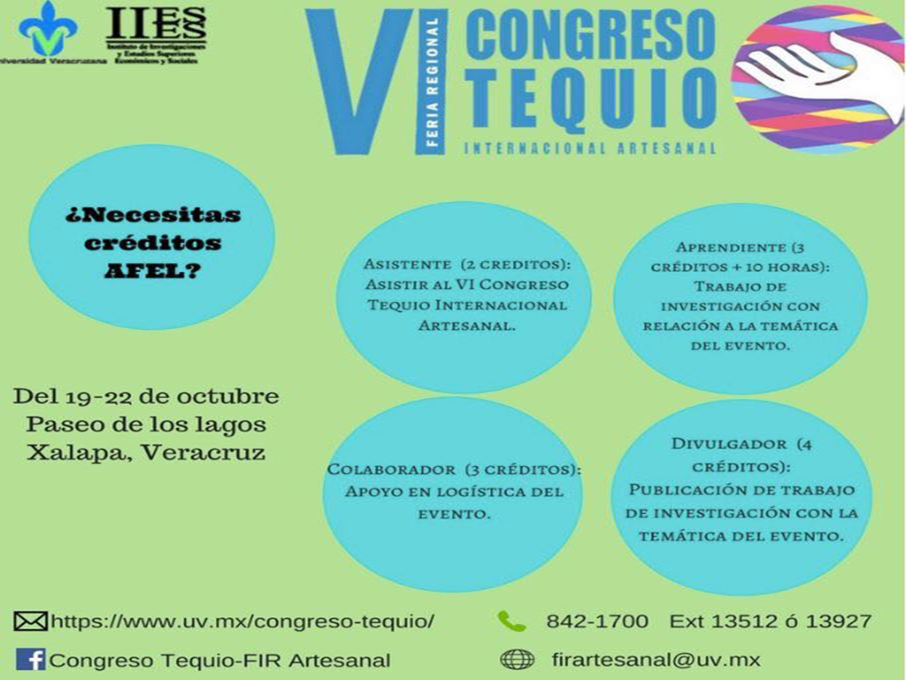 IIESES realizará VI Congreso de la Feria Artesanal Internacional y Regional