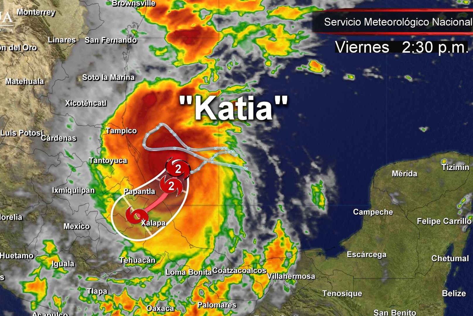 No creer rumores y acudir a refugios, pide el gobernador a población en zona de impacto de Katia