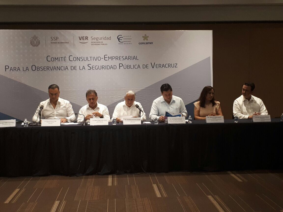 Instalan Comité Consultivo Empresarial para la Observancia de la Seguridad en Veracruz 