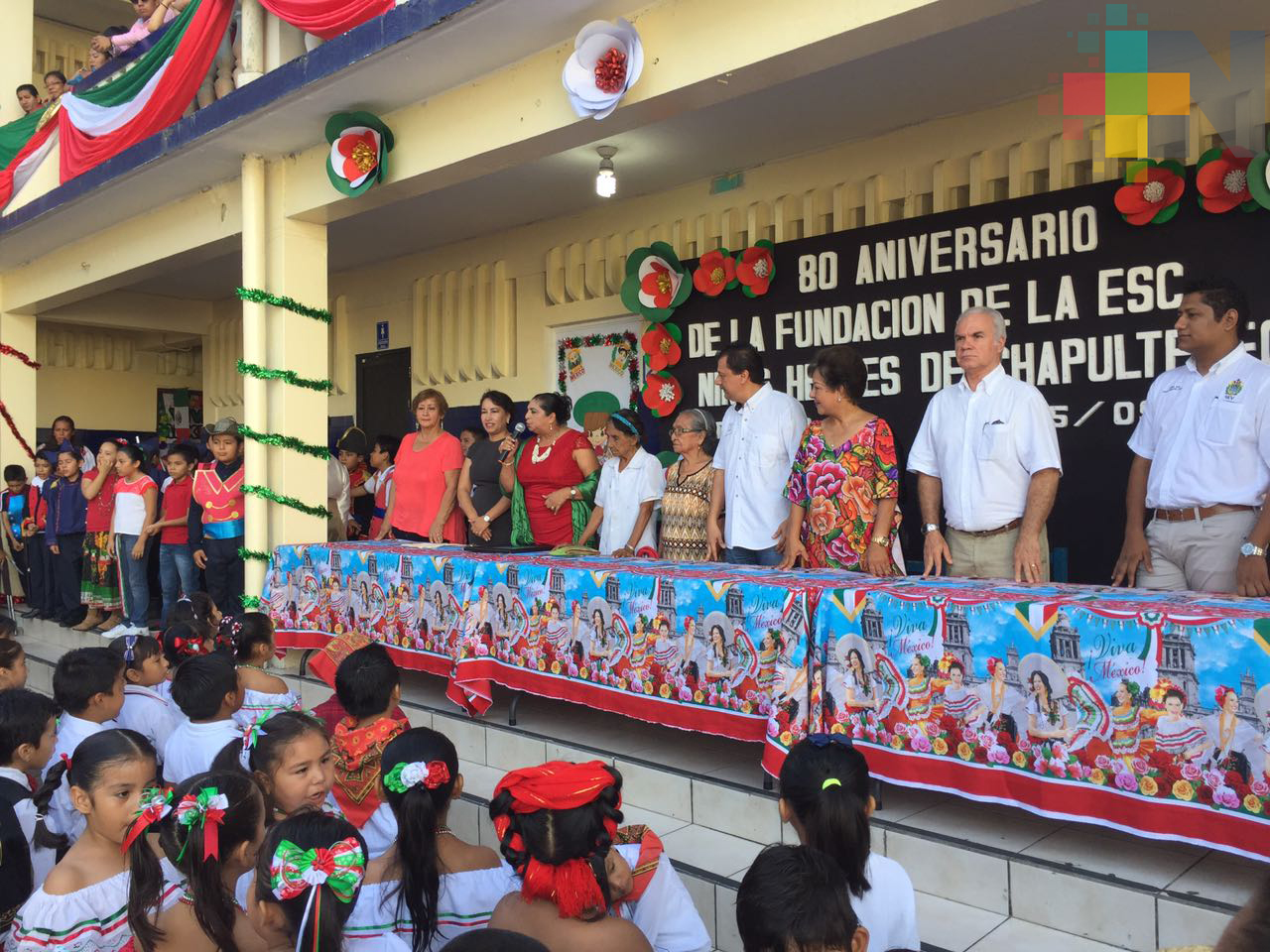 Celebran 80 años de haber sido fundada escuela primaria de Coatzacoalcos