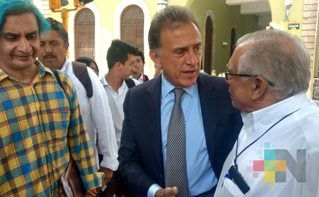 Supervisa el gobernador Yunes preparativos para ceremonia del Grito de Independencia