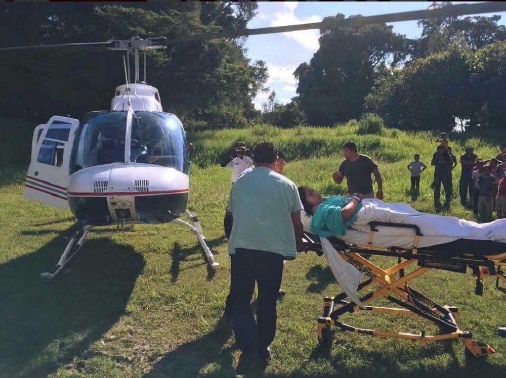 Desaparece helicóptero ambulancia en Chiapas que trasladaba a una paciente