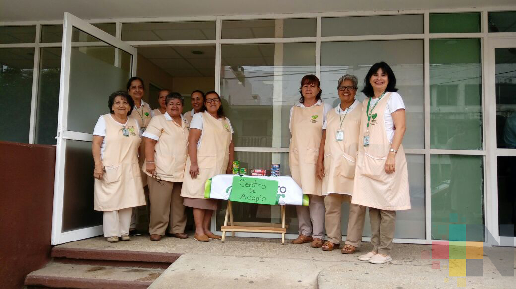 Abre IMSS Coatzacoalcos centro de acopio para damnificados de Oaxaca