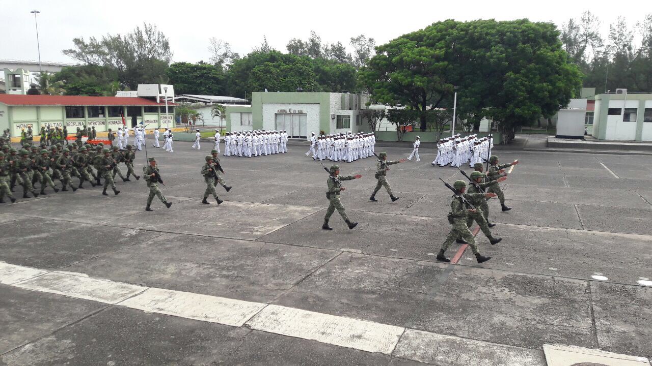 Ejército y Marina preparados para el desfile del 16 de septiembre