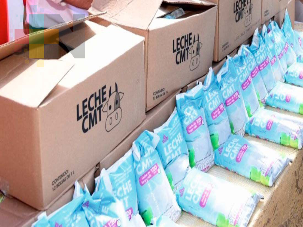 En Tierra Blanca inicia programa de venta de leche a bajo costo