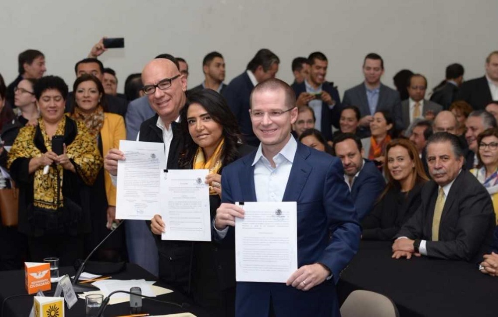 Registran ante el INE el Frente Ciudadano por México