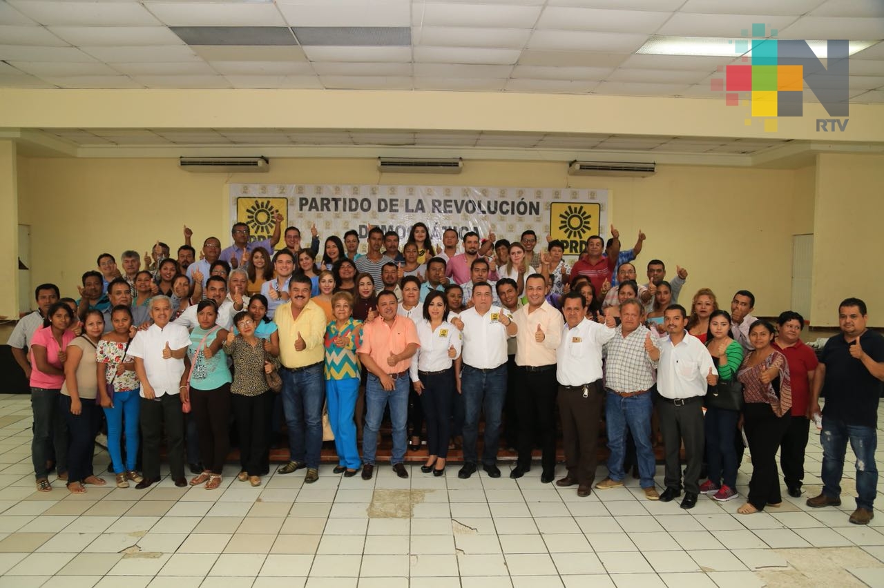 PRD realiza reuniones distritales para dar a conocer Frente Ciudadano por México