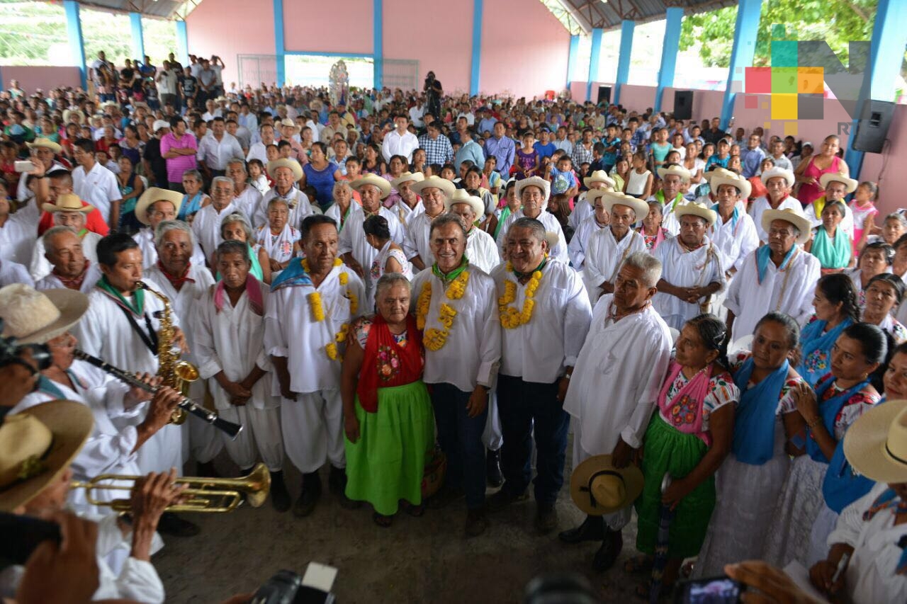 Inicia el Gobernador Yunes “Plan Tajín”, en beneficio de las comunidades indígenas de Papantla