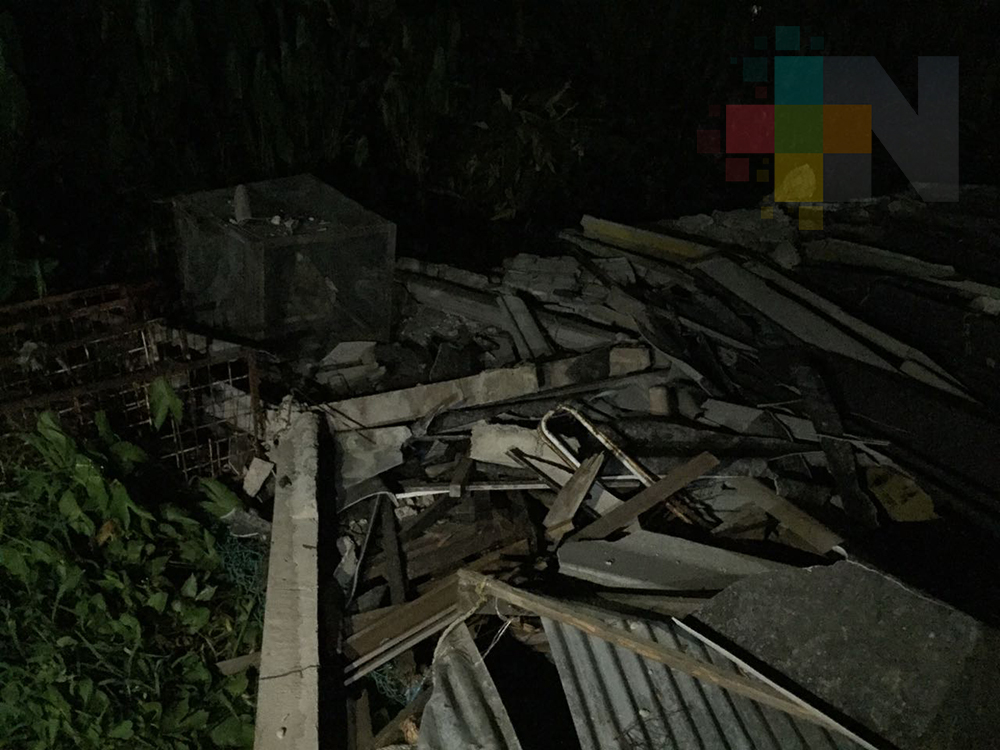 Más de 20 casas dañadas en zona sur de Veracruz por sismo