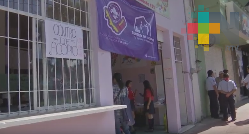 Scouts de México habilita centros de acopio