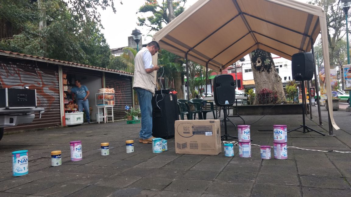 Grupo Multisectorial y IMM Xalapa acopian leche en polvo para hijos de mujeres con VIH