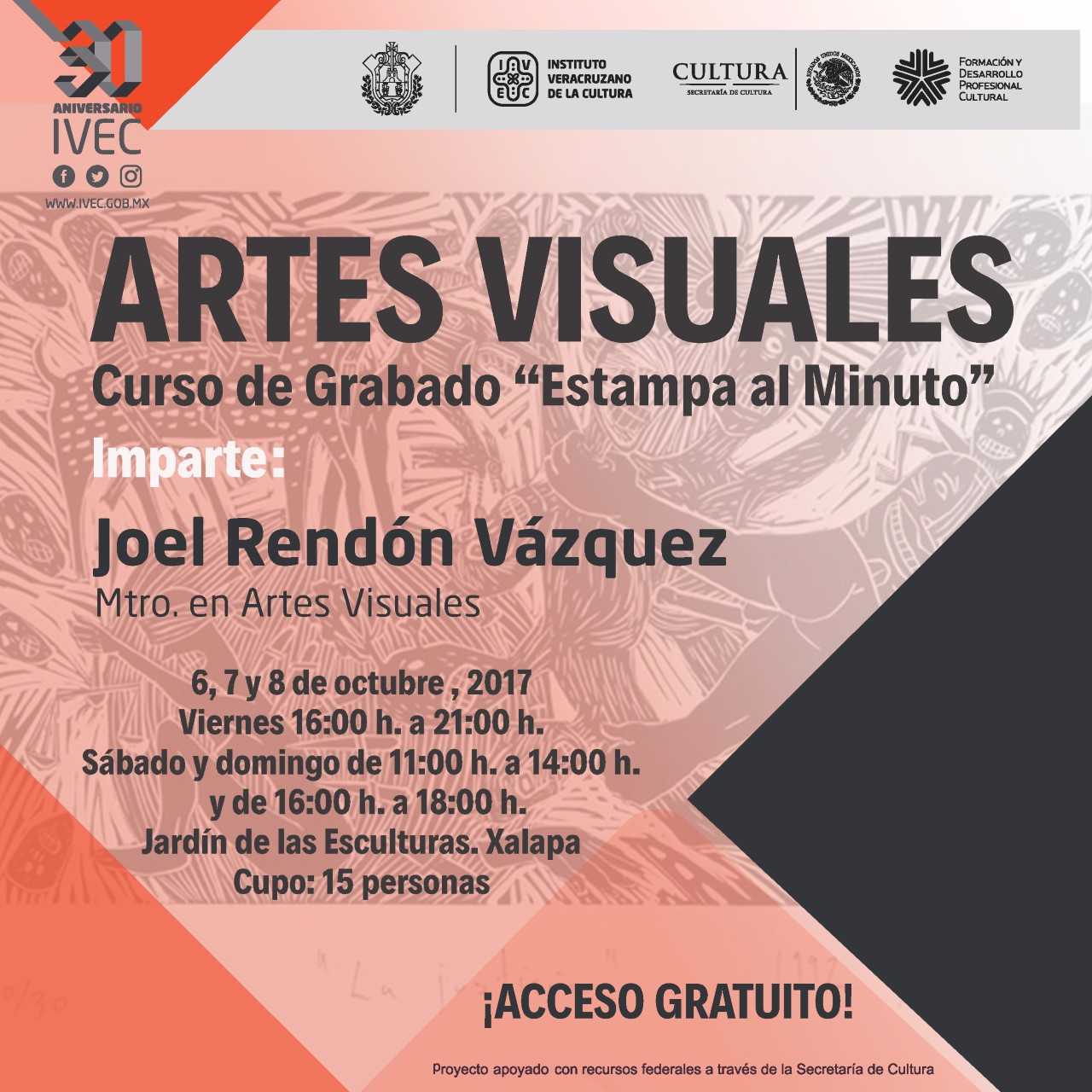 Enseñarán técnicas básicas de grabado, en Jardín de las Esculturas del IVEC