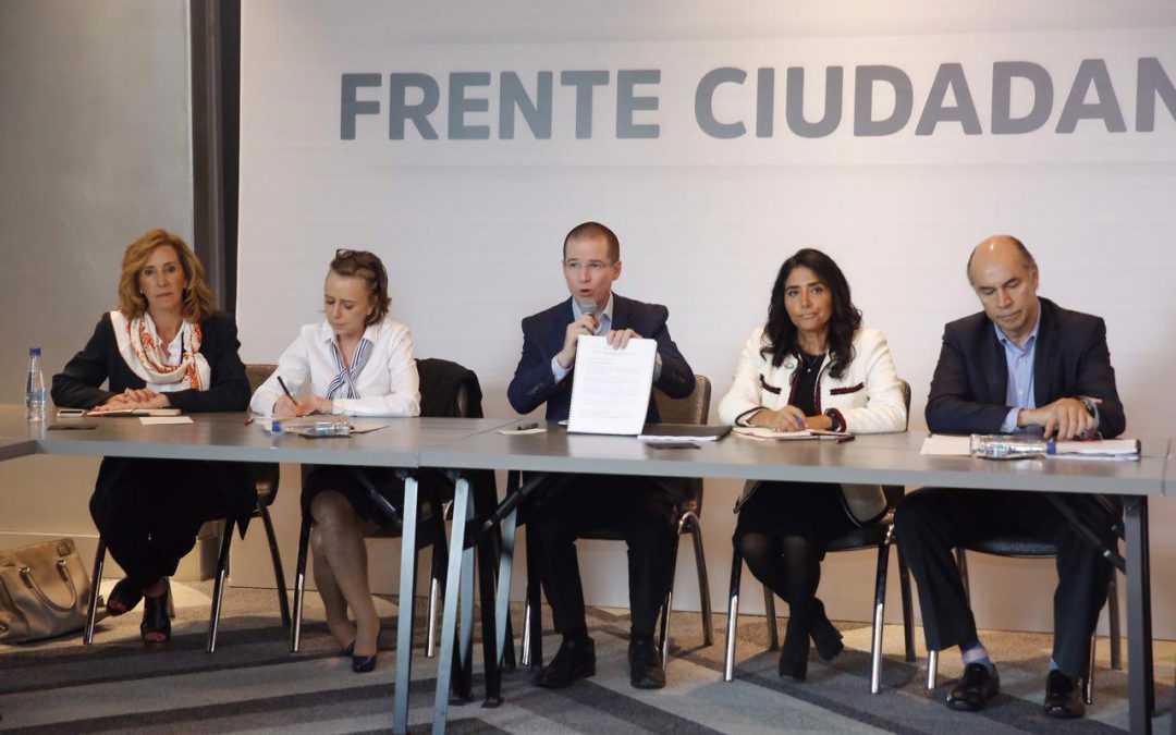 Difieren PAN y PRD por posible inclusión de AMLO en el Frente Ciudadano