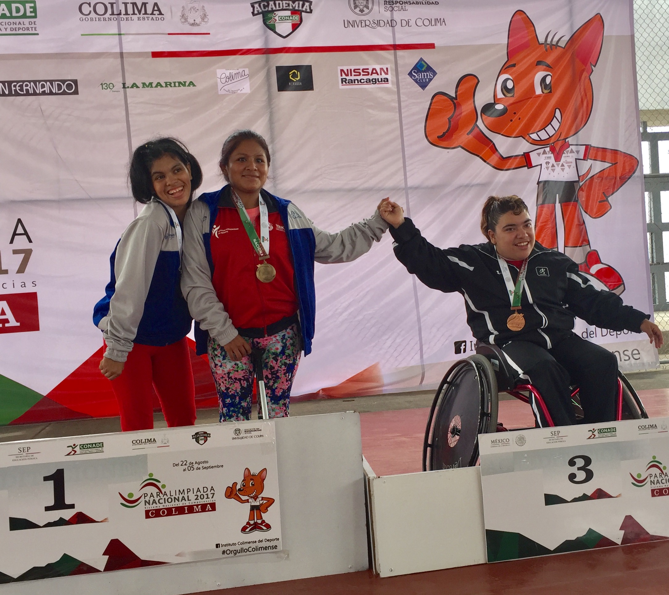 Suma Veracruz seis oros más en atletismo Paralimpiada Nacional