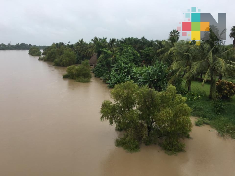 Aumentan niveles del río Pánuco