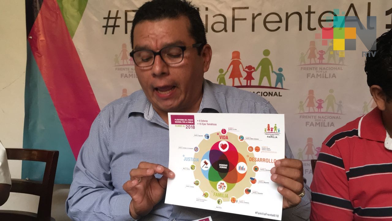 Frente Nacional por la Familia presentó su plataforma rumbo al 2018