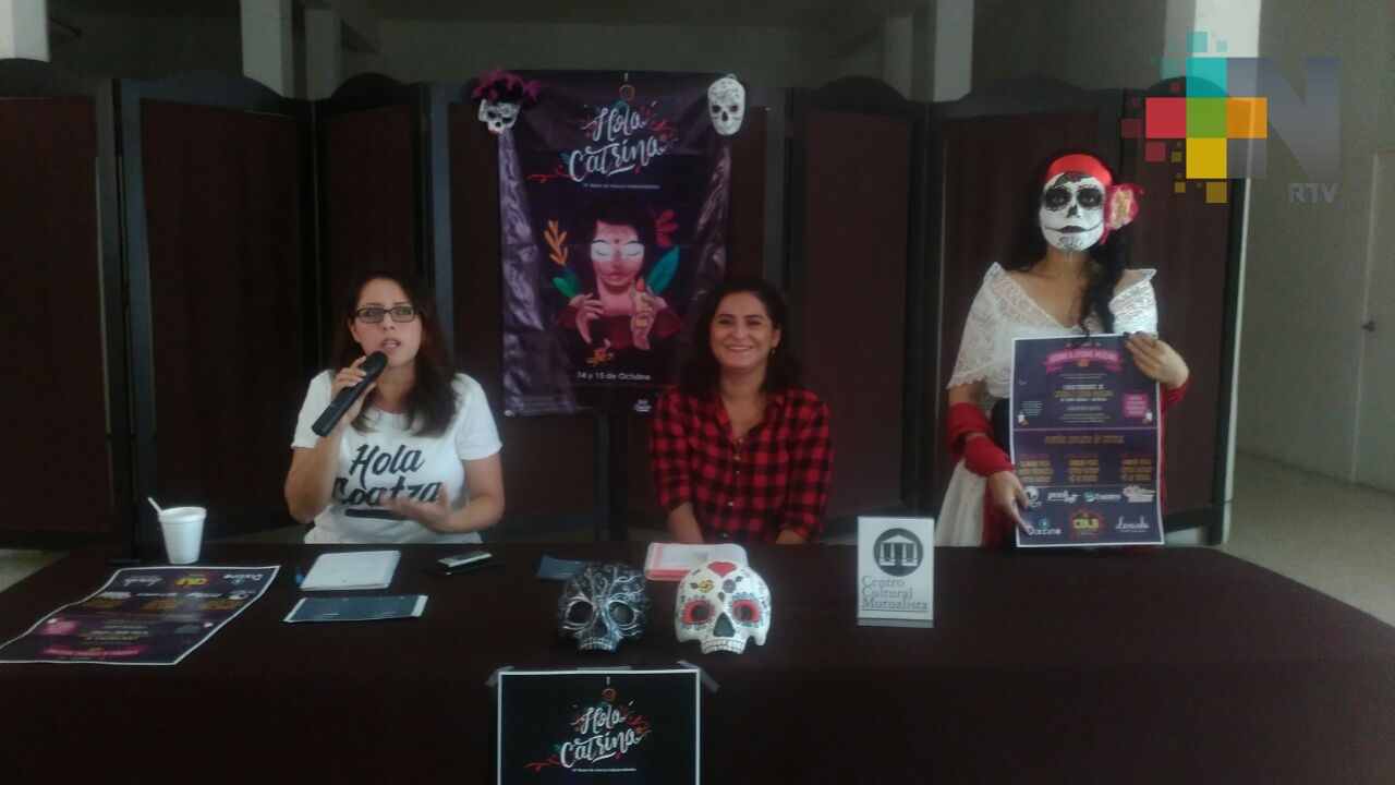 Preparan evento «Hola Catrina» por día de muertos en Coatzacoalcos