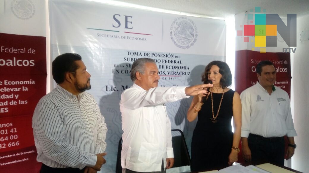 Toma posesión nuevo subdelegado de la Secretaría de Economía en la zona sur