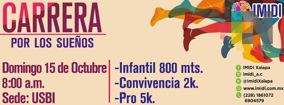 IMIDI busca recabar fondos con la «Carrera por los sueños»