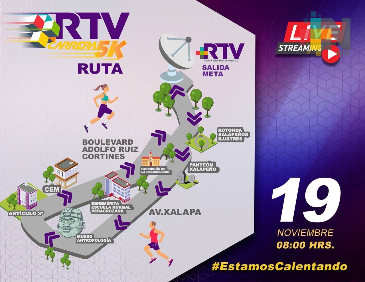 Invita RTV a la Carrera 5 K